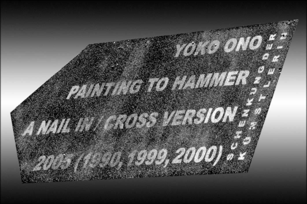 ﻿Skulptur „Painting to Hammer”Aufgabenstellung: Bauphysikalisch verbesserte Aufstellung, Festigung substan-<br>ziell aufgelöster Holzbereiche, Reinigung, Retusche, Auftrag einer Schutzoberfläche
